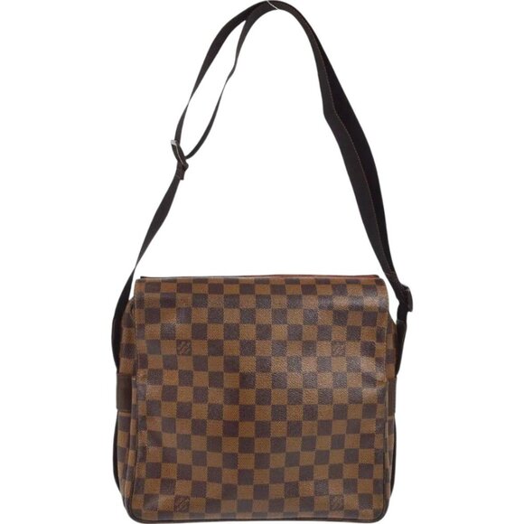 298520BP (X6) Louis Vuitton Crossbody Bag Naviglio Brown Damier - Picture 1 of 8